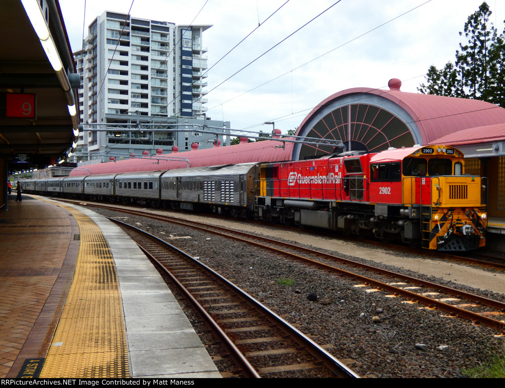 About to leave Roma Street Station